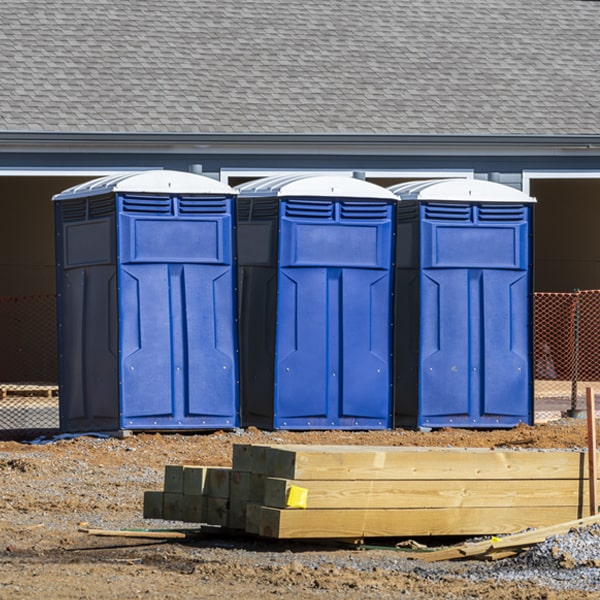 what is the expected delivery and pickup timeframe for the portable restrooms in Springfield